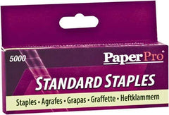 PaperPro - 1/4" Leg Length, Steel Standard Staples - 28 Sheet Capacity, For Use with All Standard Full-Strip Staplers - Americas Tooling