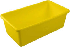 Remco - 149 Gal, 500 Lb Load Capacity Yellow Polyethylene Tote Container - Nesting, 46.8" Long x 26-1/2" Wide x 16.9" High - Americas Tooling