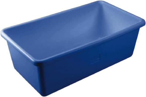 Remco - 149 Gal, 500 Lb Load Capacity Blue Polyethylene Tote Container - Nesting, 46.8" Long x 26-1/2" Wide x 16.9" High - Americas Tooling