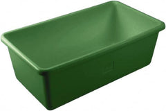 Remco - 149 Gal, 500 Lb Load Capacity Green Polyethylene Tote Container - Nesting, 46.8" Long x 26-1/2" Wide x 16.9" High - Americas Tooling