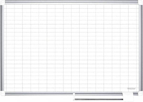 MasterVision - 48" High x 72" Wide Magnetic Dry Erase Calendar - Porcelain/Steel - Americas Tooling