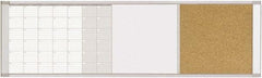 MasterVision - 18" High x 48" Wide Combination, Bulletin/Magnetic Dry Erase - Steel - Americas Tooling