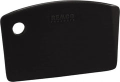 Remco - Stiff Polypropylene Straight Scraper Set - 5-1/4" Blade Width x 7.3" Blade Length, 2-1/2" Long Ergonomic Polypropylene Handle - Americas Tooling