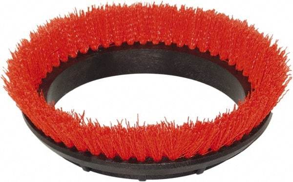 Bissell - Scrubbing Brush - 12" Machine, Orange Pad, Polyester - Americas Tooling