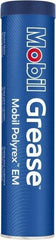 Mobil - 13.7 oz Cartridge Polyurea High Temperature Grease - Blue, High Temperature, 350°F Max Temp, NLGIG 2, - Americas Tooling