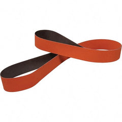 3M - 3" Wide x 132" OAL, 120 Grit, Ceramic Abrasive Belt - Ceramic, Coated, Series 984F - Americas Tooling