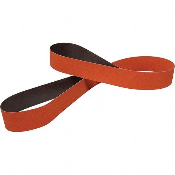 3M - 1/2" Wide x 24" OAL, 50 Grit, Ceramic Abrasive Belt - Ceramic, Coated, Series 984F - Americas Tooling