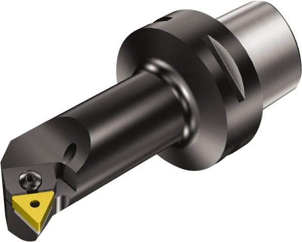 Sandvik Coromant - Left Hand Cut, Size C5, TNMG 16 04 08 & TNMG 332 Insert Compatiblity, External Modular Turning & Profiling Cutting Unit Head - 27mm Ctr to Cutting Edge, 140mm Head Length, Through Coolant, Series T-Max P - Americas Tooling