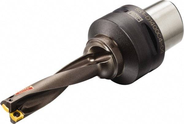 Sandvik Coromant - 80mm Max Drill Depth, 4xD, 20mm Diam, Indexable Insert Drill - C4 Coromant Shank - Americas Tooling