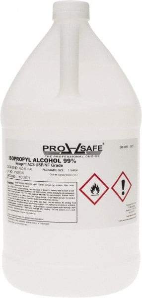 PRO-SAFE - 1 Gallon Isopropyl Alcohol Liquid - Comes in Bottle, 99% Isopropyl Alcohol - Americas Tooling