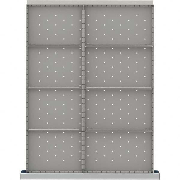 LISTA - 8-Compartment Drawer Divider Layout for 3.15" High Drawers - Americas Tooling