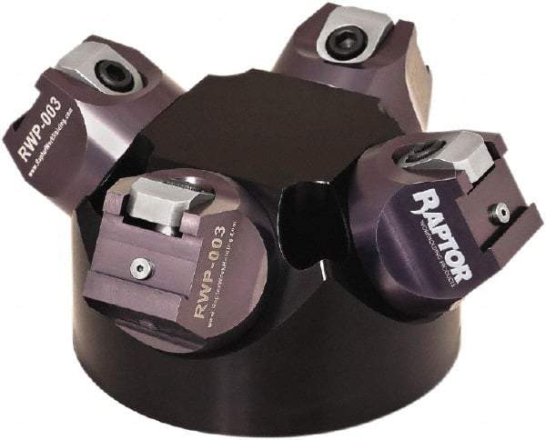 Raptor Workholding - 3/4" Jaw Width, 3-1/4" High Dovetail Vise - For Use with 4 & 5 Axis Workholding Systems - Americas Tooling