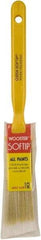 Wooster Brush - 1" Synthetic Sash Brush - 2-3/16" Bristle Length, Plastic Handle - Americas Tooling