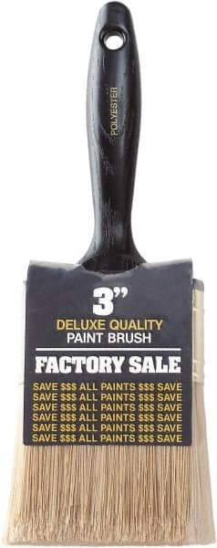 Wooster Brush - 3" Synthetic General Purpose Paint Brush - 2-11/16" Bristle Length, Plastic Handle - Americas Tooling