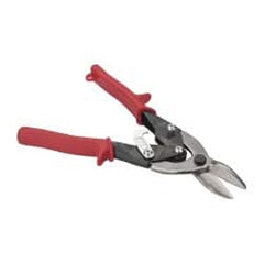 Paramount - 1-1/4" Length of Cut, Left Pattern Aviation Snip - 9-3/4" OAL, Steel Handle, 4047 Molybenum Alloy Steel Blade, 18 AWG Steel Capacity - Americas Tooling