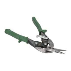 Paramount - 1-1/4" Length of Cut, Right Pattern Offset Aviation Snip - 9-3/4" OAL, Steel Handle, 4047 Molybenum Alloy Steel Blade, 18 AWG Steel Capacity - Americas Tooling