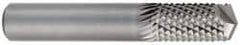 OSG - 1/2" Diam, 1" LOC, Drill Point End, Solid Carbide Diamond Pattern Router Bit - Right Hand Cut, 2-1/2" OAL, 1/2" Shank Diam, Use on Fiberglass - Americas Tooling