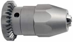 Accupro - JT1, 0.3 to 7.39mm Capacity, Tapered Mount Stainless Steel Drill Chuck - Keyed & Keyless Hybrid, 30mm Sleeve Diam, 58.5mm Open Length - Exact Industrial Supply