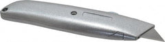 Paramount - Retractable Utility Knife - 2-3/8" Blade, Zinc Handle, 2 Blades Included - Americas Tooling