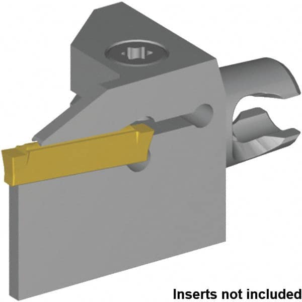 Kennametal - A4G0150M01U01B Insert, 30mm Head Length, 1.5mm Min Groove Width, Modular Grooving Blade Holder Head - Neutral Cut, System Size KM16, Series A4 - Americas Tooling