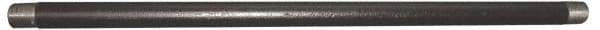 Value Collection - Schedule 80, 1-1/2" Diam x 24" Long Black Pipe Nipple - Threaded - Americas Tooling