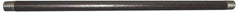 Value Collection - Schedule 80, 1-1/4" Diam x 12" Long Black Pipe Nipple - Threaded - Americas Tooling