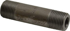 Value Collection - Schedule 160, 1/2" Diam x 3" Long Black Pipe Nipple - Threaded - Americas Tooling