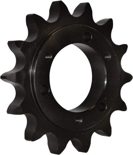 U.S. Tsubaki - 45 Teeth, 3/4" Chain Pitch, Chain Size 60, QD Sprocket - 2-15/16" Bore Diam, 11.18" Outside Diam - Americas Tooling