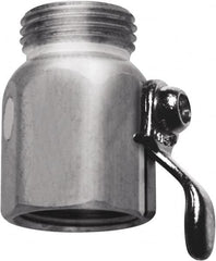 SANI-LAV - 3/4 GHT Garden Hose On/Off Control Valve - Stainless Steel, Male Hose to Female Hose Connector - Americas Tooling