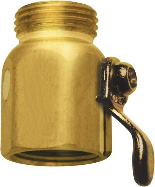 SANI-LAV - 3/4 GHT Garden Hose On/Off Control Valve - Brass, Male Hose to Female Hose Connector - Americas Tooling