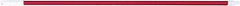 PRO-SOURCE - 60 x 1-1/4" Fiberglass Handle for Floor Squeegees & Push Brooms - Threaded Connection, Red - Americas Tooling