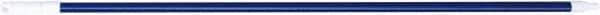 PRO-SOURCE - 60 x 1-1/4" Fiberglass Handle for Floor Squeegees & Push Brooms - Threaded Connection, Blue - Americas Tooling