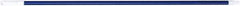 PRO-SOURCE - 60 x 1-1/4" Fiberglass Handle for Floor Squeegees & Push Brooms - Threaded Connection, Blue - Americas Tooling