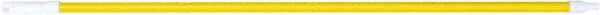 PRO-SOURCE - 54 x 1-1/4" Fiberglass Handle for Floor Squeegees & Push Brooms - Threaded Connection, Yellow - Americas Tooling