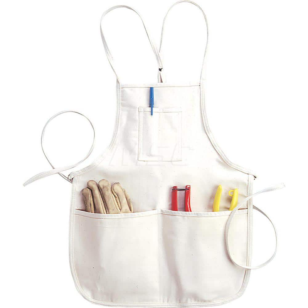 Tool Aprons & Tool Belts; Tool Type: Tool Apron; Minimum Waist Size: 29; Maximum Waist Size: 55; Material: Canvas; Number of Pockets: 4.000; Color: White; Minimum Order Quantity: Canvas; Tool Style: Tool Apron; Minimum Waist Size: 29