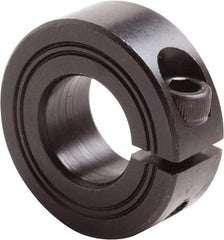 Climax Metal Products - 38mm Bore, Steel, One Piece Clamp Collar - 2-3/8" Outside Diam - Americas Tooling