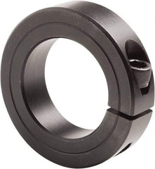 Climax Metal Products - 3-7/16" Bore, Steel, One Piece Clamp Collar - 4-3/4" Outside Diam, 7/8" Wide - Americas Tooling