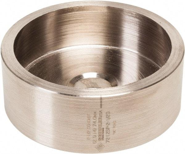 Greenlee - 2-1/2" Conduit Round Die - 1.95" Hole Diam - Americas Tooling