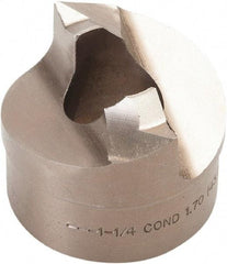 Greenlee - 1-1/4" Conduit Round Punch - 1.7" Hole Diam - Americas Tooling