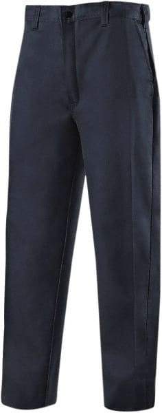 Steiner - Cotton Flame Resistant/Retardant Pants - Zipper Closure, 4 Pockets, 36" Waist, 36" Inseam, Navy, ASTM D6413-10 - Americas Tooling