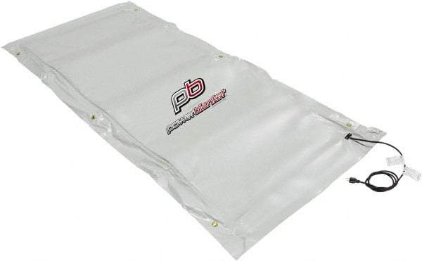 Powerblanket - 108" Long x 60" Wide, Flat, PVC, Standard Heat Blanket - 120 Volts, Flat Back - Americas Tooling