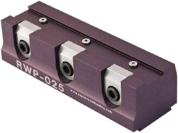 Raptor Workholding - 3/4" Jaw Width, 1-1/2" High x 6" Long x 2" Wide Dovetail Vise - For Use with 4 & 5 Axis Workholding Systems - Americas Tooling