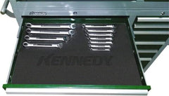 Kennedy - Tool Box PVC Coated Polyester Drawer Liner - 6-7/8" Wide x 10-5/8" Deep x 1/16" High, For Kennedy Models 266, 360 - Americas Tooling