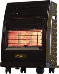 Master - 6,600 to 18,000 BTU, Portable Propane Heater - 20 Lb Fuel Capacity, 15.4" Long x 19.3" Wide x 23-5/8" High - Americas Tooling