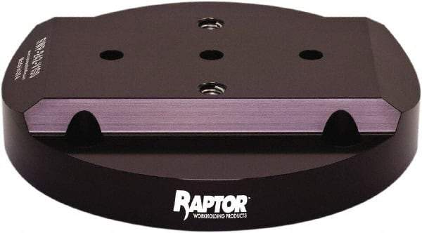 Raptor Workholding - 8.45" Jaw Width, 1-3/4" High Riser - For Use with 4 & 5 Axis Workholding Systems - Americas Tooling