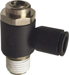 Legris - Speed & Flow Control Valves   Valve Type: Compact Meter Out Flow Control    Male Thread Size: 1/8 - Americas Tooling