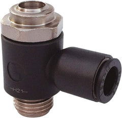 Legris - Speed & Flow Control Valves   Valve Type: Compact Meter Out Flow Control    Male Thread Size: M5x0.8 - Americas Tooling