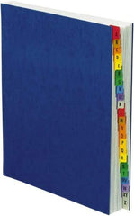 Pendaflex - 8-1/2 x 11", Letter Size, Blue, A-Z Indexed Expanding Files - Assorted Tab Cut Location - Americas Tooling