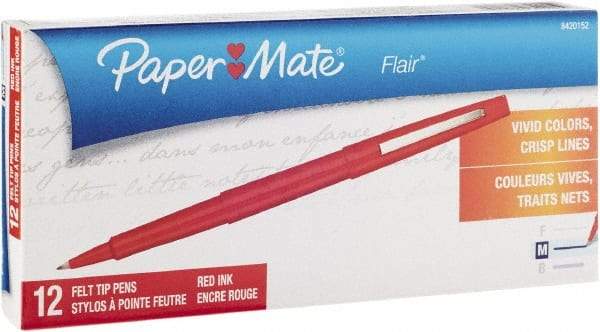 Paper Mate - Needle Porous Point Pen - Red - Americas Tooling