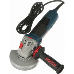 Bosch - 5" Wheel Diam, 11,500 RPM, Corded Angle & Disc Grinder - Americas Tooling